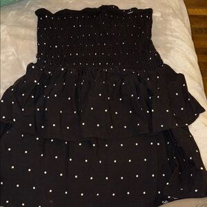 Fashion Nova Black Polka Dot Dress